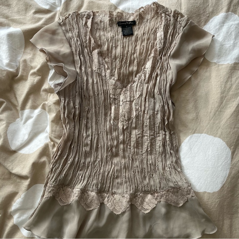 Cottagecore fairycore vintage lace blouse
